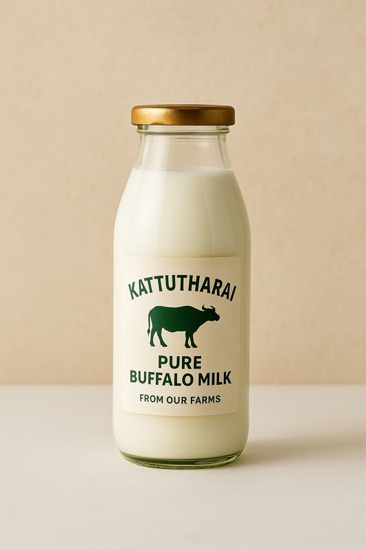Kattutharai Pure Buffalo Milk – Unprocessed & Farm Fresh